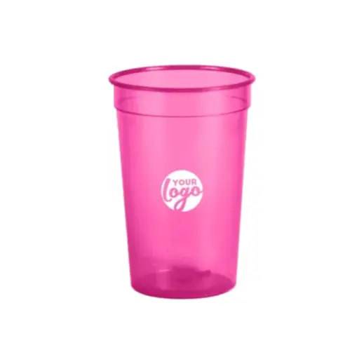 Clear Tint 500ml Party Tumbler Magenta